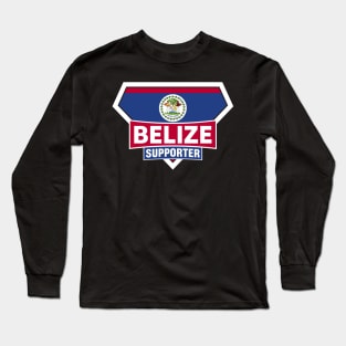 Belize Supporter Long Sleeve T-Shirt
